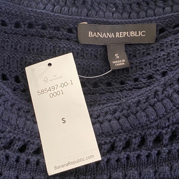 NWT Navy Banana Republic Sweater Dress, Size Small - Picture 15 of 15